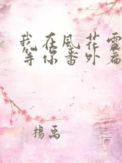 我在风花雪月里等你番外篇