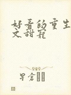 好看的重生军婚文甜宠