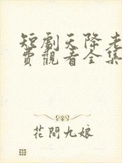 短剧天降老婆免费观看全集