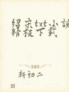 绍宋txt小说精校下载