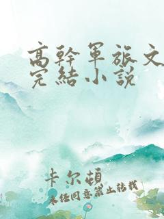 高干军旅文言情完结小说