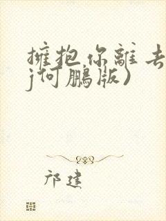 拥抱你离去(dj何鹏版)