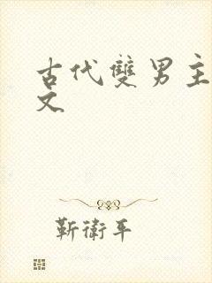 古代双男主高干文