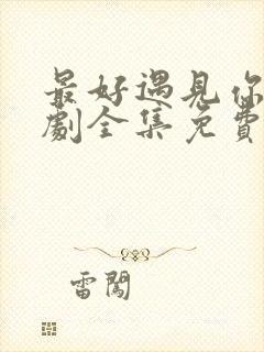 最好遇见你电视剧全集免费观看