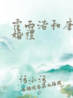 霍雨浩和唐舞桐婚礼