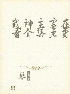 武神主宰在线观看全集免费播放真人版