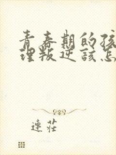 青春期的孩子心理叛逆该怎么办