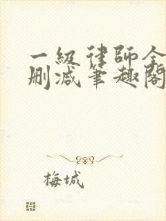 一级律师全文无删减笔趣阁