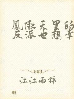 凤傲天里的黄毛反派也想幸福