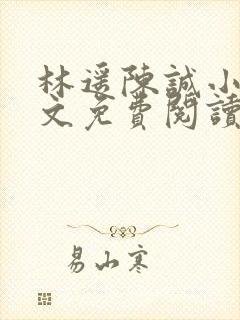 林遥陈诚小说全文免费阅读