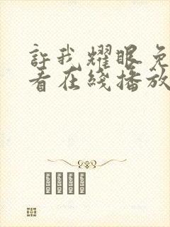 许我耀眼免费观看在线播放高清