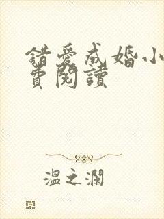 错爱成婚小说免费阅读