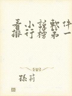 看小说软件免费排行榜第一名