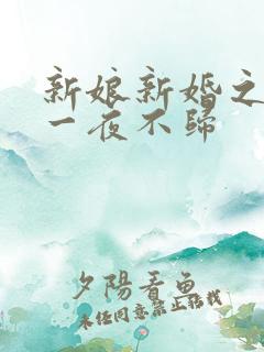 新娘新婚之夜却一夜不归