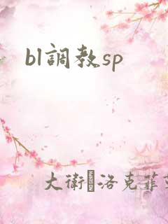 bl调教sp