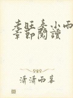 老旺秦小雨最新章节阅读