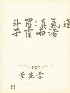 斗罗:真气运之子霍雨浩