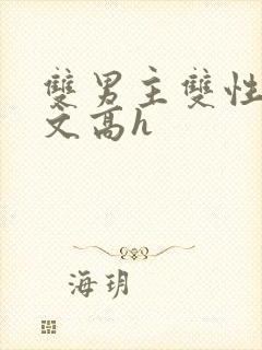 双男主双性生子文高h