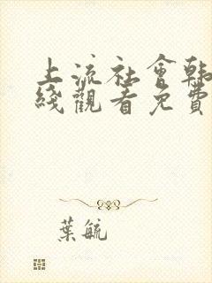 上流社会韩剧在线观看免费完整版