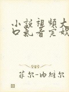 小说视频大全一口气看完娱乐圈