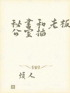 秘书和老板在办公室插