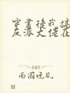 穿书后我搞到了反派大佬在线免费阅读