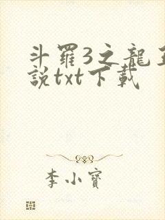 斗罗3之龙王传说txt下载