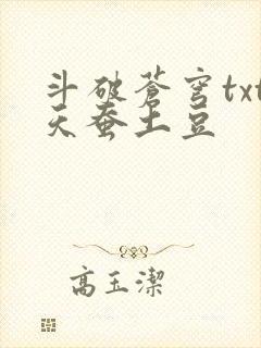 斗破苍穹txt天蚕土豆