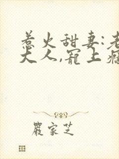 惹火甜妻:老公大人,宠上瘾