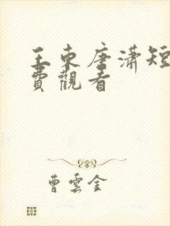 王东唐潇短剧免费观看