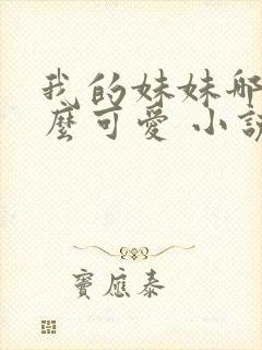 我的妹妹哪有这么可爱 小说