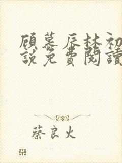 顾慕辰林初荔小说免费阅读最新章节