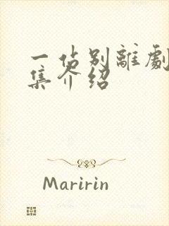 一站别离剧情分集介绍