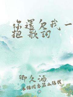 你还欠我一个拥抱 歌词