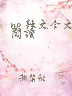 np 辣文全文阅读