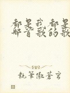 都是我都是我是哪首歌的歌词