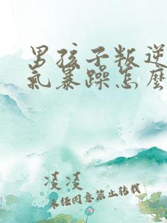 男孩子叛逆期脾气暴躁怎么沟通