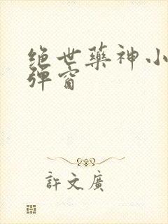 绝世药神小说无弹窗