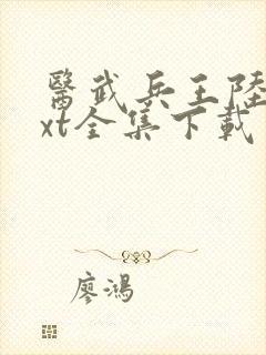 医武兵王陆轩txt全集下载