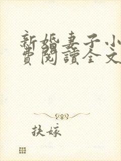 新婚妻子小说免费阅读全文最新章节