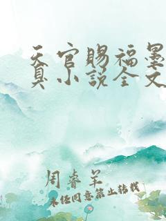 天官赐福墨香铜臭小说全文阅读