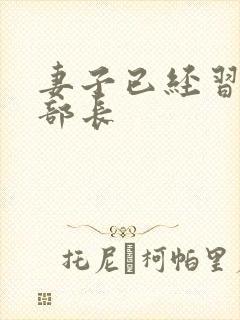 妻子已经习惯了部长