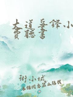 大道争锋小说免费听书