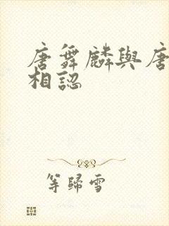 唐舞麟与唐舞桐相认