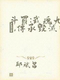 斗罗:武魂九幽�,传承毁灭神位