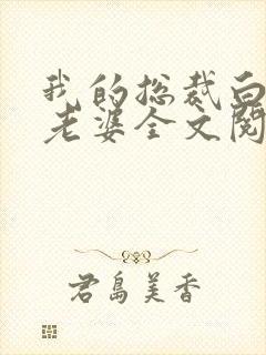 我的总裁白富美老婆全文阅读免费