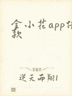金小花app借款