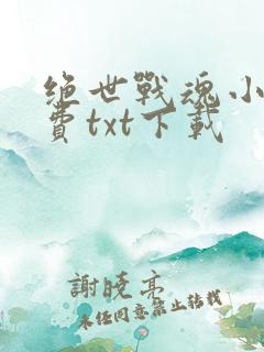 绝世战魂小说免费txt下载