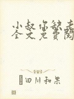 小叔你缺老婆不全文免费阅读