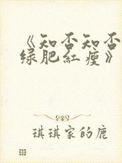 《知否知否应是绿肥红瘦》免费观看